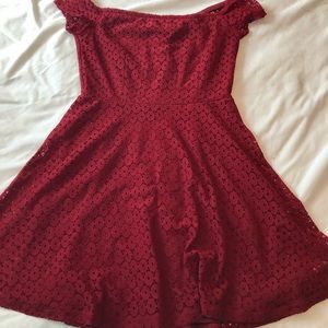 Burgundy/Deep Red dress from Forever21